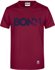 T-Shirt Bonn Bordeaux/Navy