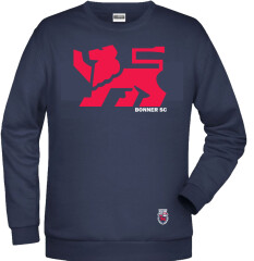 Sweater Löwe Navy/Rot