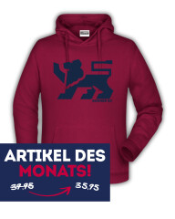 Hoodie Löwe Bordeaux/Navy